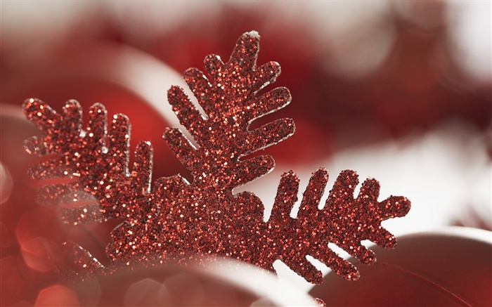 Rote Weihnachtsschneeflocke Dekoration Hintergrundbilder Bilder