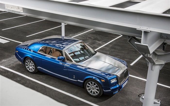 Rolls-Royce Motor Cars Draufsicht Hintergrundbilder Bilder
