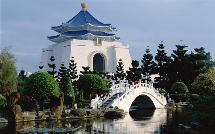 Taipei, Chiang Kai-shek Memorial Hall Hintergrundbilder Bilder
