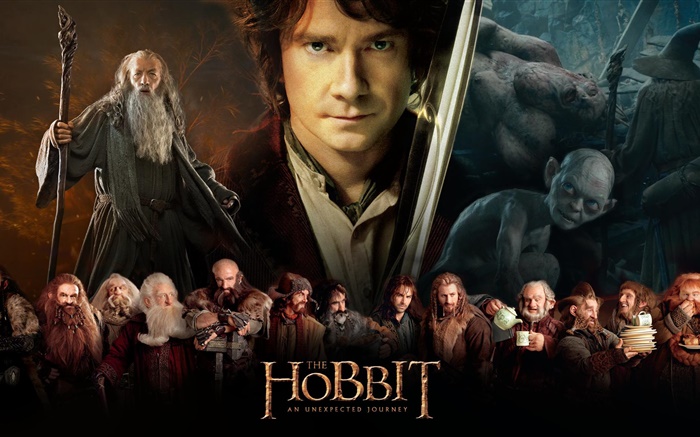 Der Hobbit: Eine Unerwartete Reise, Film-Breitbild- Hintergrundbilder Bilder