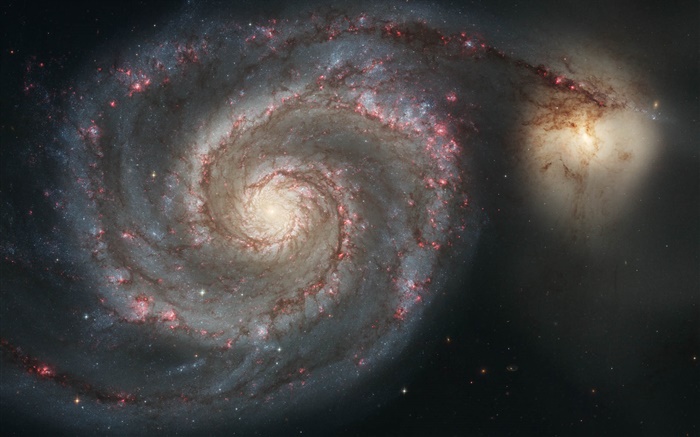 Whirlpool Galaxie Hintergrundbilder Bilder