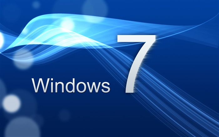 Windows 7, die blaue Kurve Hintergrundbilder Bilder