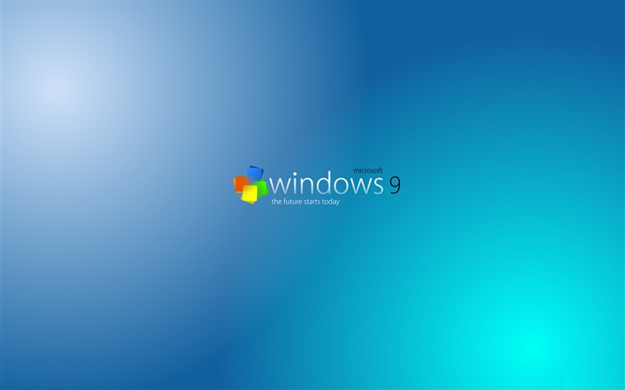 Windows-9-System, blauer Hintergrund Hintergrundbilder Bilder
