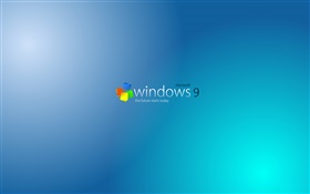 Windows-9-System, blauer Hintergrund HD Hintergrundbilder