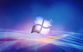 Windows-Logo, kreatives Design Hintergrund HD Hintergrundbilder