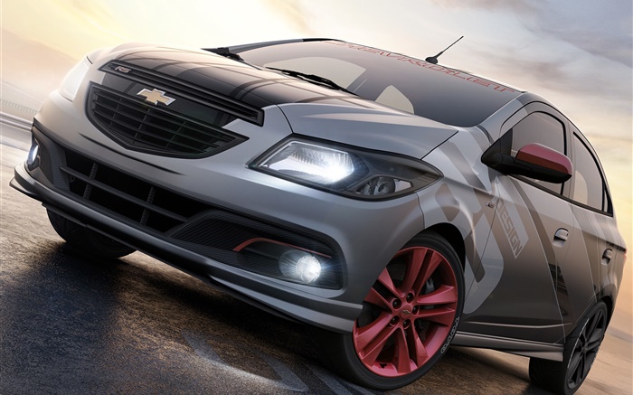 Chevrolet Onix RS Concept Car Vorderansicht Hintergrundbilder Bilder