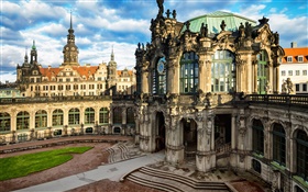 Dresden, Altstadt, Deutschland, stadt, gebäude