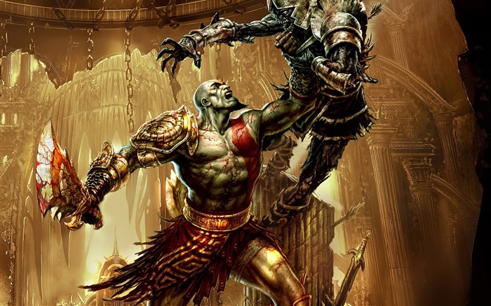 God of War 3, PC-Spiel Hintergrundbilder Bilder