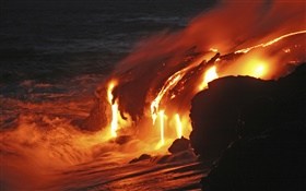 Kilauea Lavafluss, Hawaii HD Hintergrundbilder