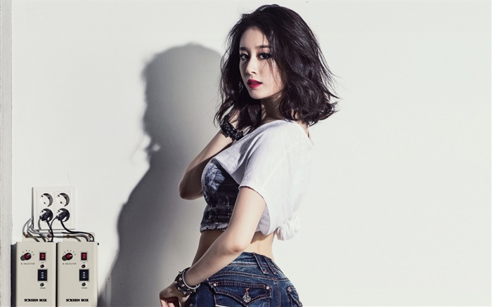 T-ARA, koreanische Musik Mädchen, Park Ji Yeon 06 Hintergrundbilder Bilder