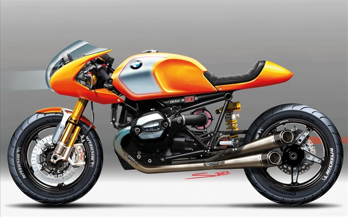 BMW-Konzept Motorrad Hintergrundbilder Bilder