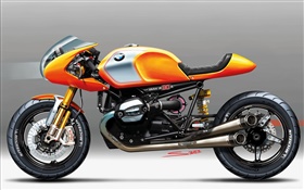 BMW-Konzept Motorrad HD Hintergrundbilder