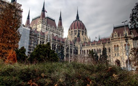 Budapest, Ungarn, Stadt, Parlament, Gebäude HD Hintergrundbilder
