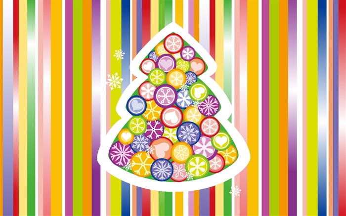 Weihnachtsbäume, bunten Hintergrund, kreatives Design Hintergrundbilder Bilder