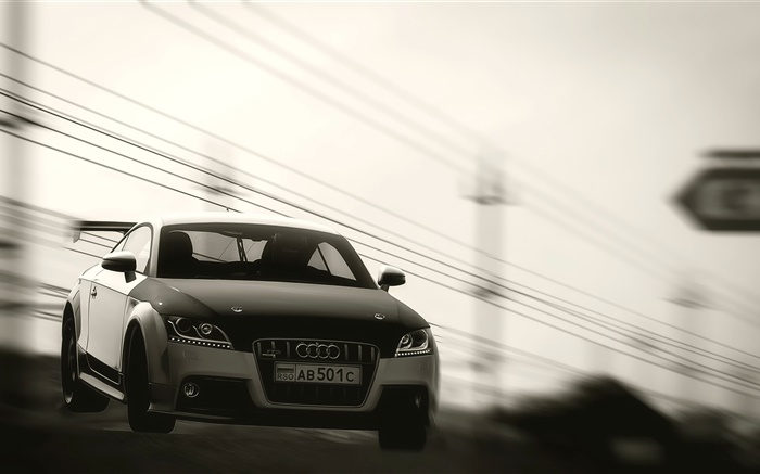 Audi Autogeschwindigkeit Hintergrundbilder Bilder