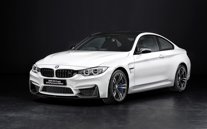 2015 BMW M4 F82 weißes Auto Hintergrundbilder Bilder