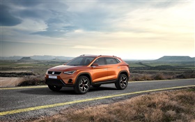 2015 Sitz 20V20 Orange Concept Car HD Hintergrundbilder