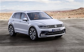 2015 Volkswagen Tiguan SUV Auto HD Hintergrundbilder