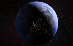 Erde, Raum, Sterne, Planeten HD Hintergrundbilder