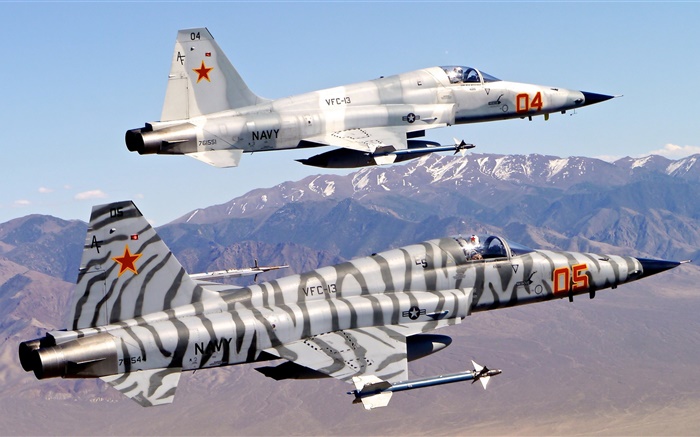 Northrop F-5 Freiheitskämpfer , Tiger II Hintergrundbilder Bilder