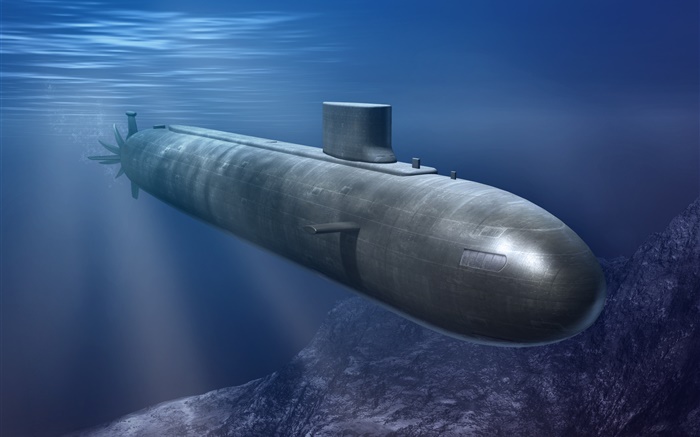 U-Boot, Unterwasser , Meer Hintergrundbilder Bilder