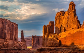 Wüste, Steine, Schlucht, Berge HD Hintergrundbilder