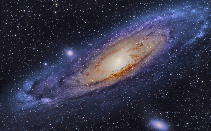 Galaxy, Andromeda, schöner Raum, Sterne Hintergrundbilder Bilder