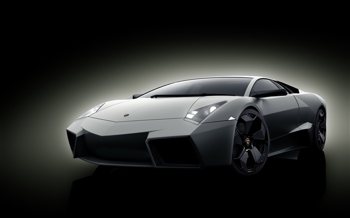 Lamborghini Reventon supercar, schwarzer Hintergrund Hintergrundbilder Bilder