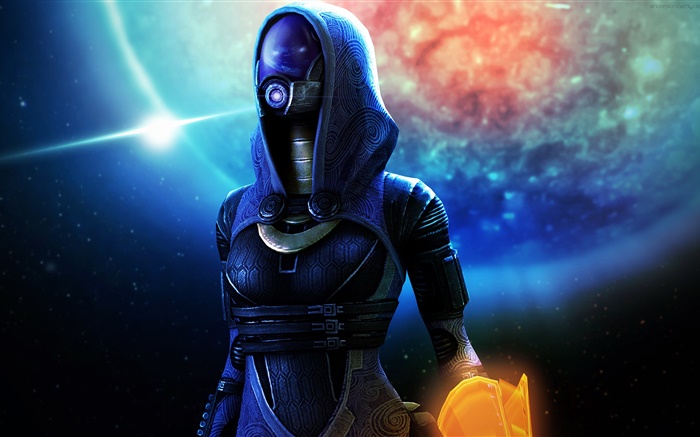 Mass Effect, Krieger, Planet, Licht Hintergrundbilder Bilder