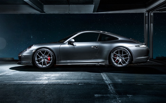 2015 Porsche 911 Carrera 4 supercar Seitenansicht Hintergrundbilder Bilder