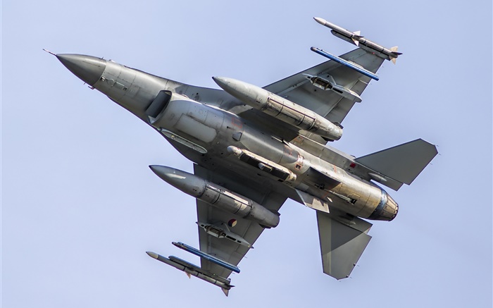 F-16AM Mehrzweckkampfflugzeug Hintergrundbilder Bilder