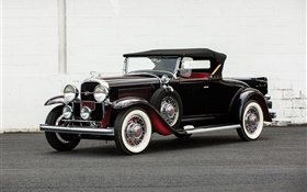 1931 Buick Series 90 Roadster, Farbe schwarz HD Hintergrundbilder