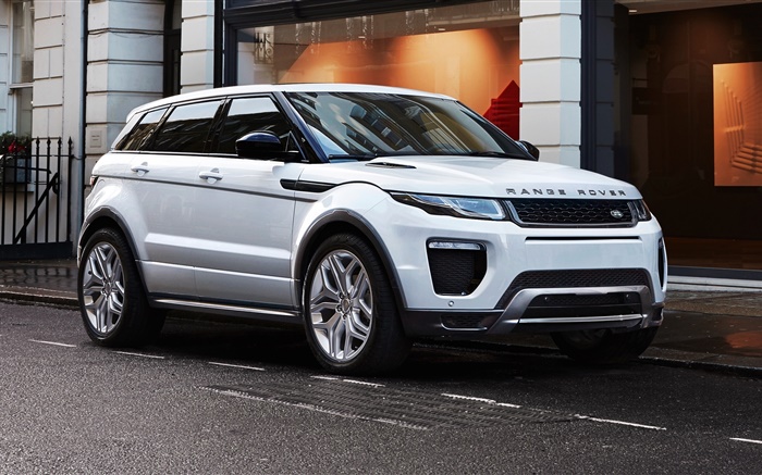 2015 Land Rover, Range Rover weiß SUV Hintergrundbilder Bilder