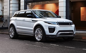 2015 Land Rover, Range Rover weiß SUV HD Hintergrundbilder