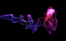 Zusammenfassung Rauch, lila und blau HD Hintergrundbilder