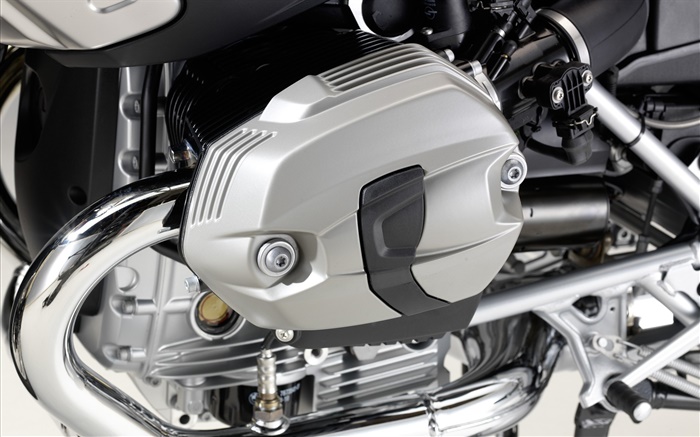 BMW Motorradmotor  close-up Hintergrundbilder Bilder
