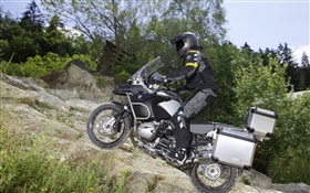 BMW Motorrad, zu den Pisten laufen HD Hintergrundbilder