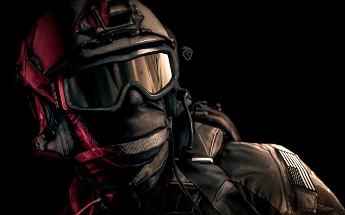 Battlefield  4, Soldat, Helm, Schutzbrille Hintergrundbilder Bilder