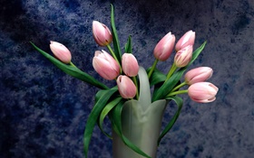 Blumenstrauß, rosa Tulpe Blumen HD Hintergrundbilder