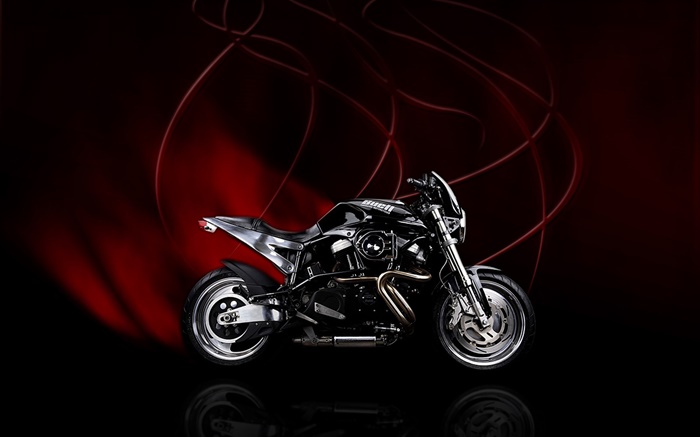 Buell Motorrad, rot schwarzen Hintergrund Hintergrundbilder Bilder