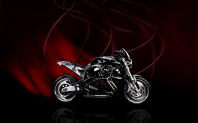 Buell Motorrad, rot schwarzen Hintergrund HD Hintergrundbilder