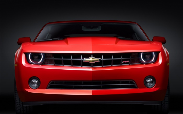 Chevrolet RS rotes Auto Vorderansicht Hintergrundbilder Bilder