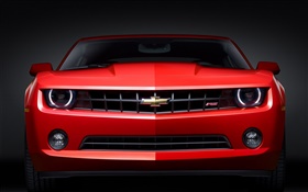 Chevrolet RS rotes Auto Vorderansicht HD Hintergrundbilder