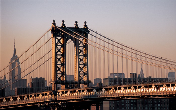 City of New York, USA, Brücke Hintergrundbilder Bilder