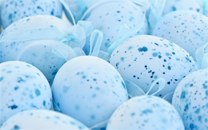 Ostern, blaue Eier, Speck Hintergrundbilder Bilder