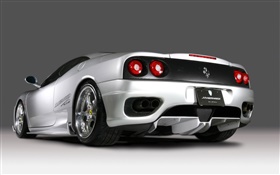 Ferrari F430 supercar Rückansicht HD Hintergrundbilder