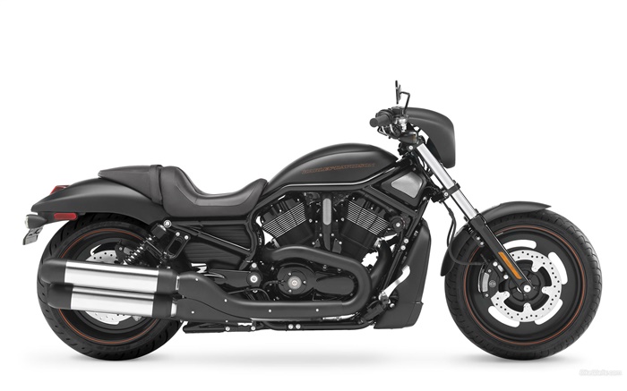 Harley-Davidson Motorrad schwarz Hintergrundbilder Bilder