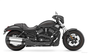 Harley-Davidson Motorrad schwarz HD Hintergrundbilder