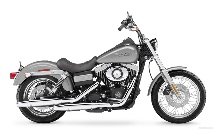 Harley-Davidson Motorrad, schwarz und grau Hintergrundbilder Bilder