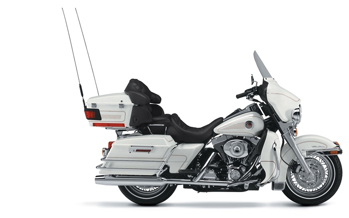Harley-Davidson Motorrad weiß Hintergrundbilder Bilder